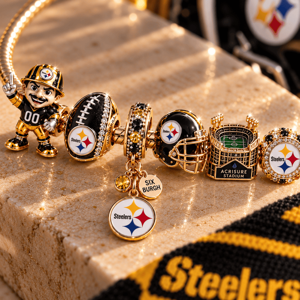 PBS Gold Charm Bracelet Set NHVH