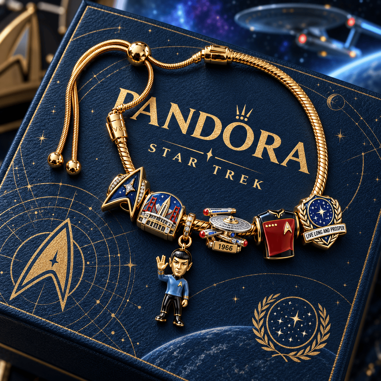STK Silver Charm Bracelet Set NTVA