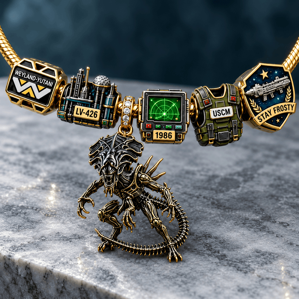 ALE Silver Charm Bracelet Set NTVA