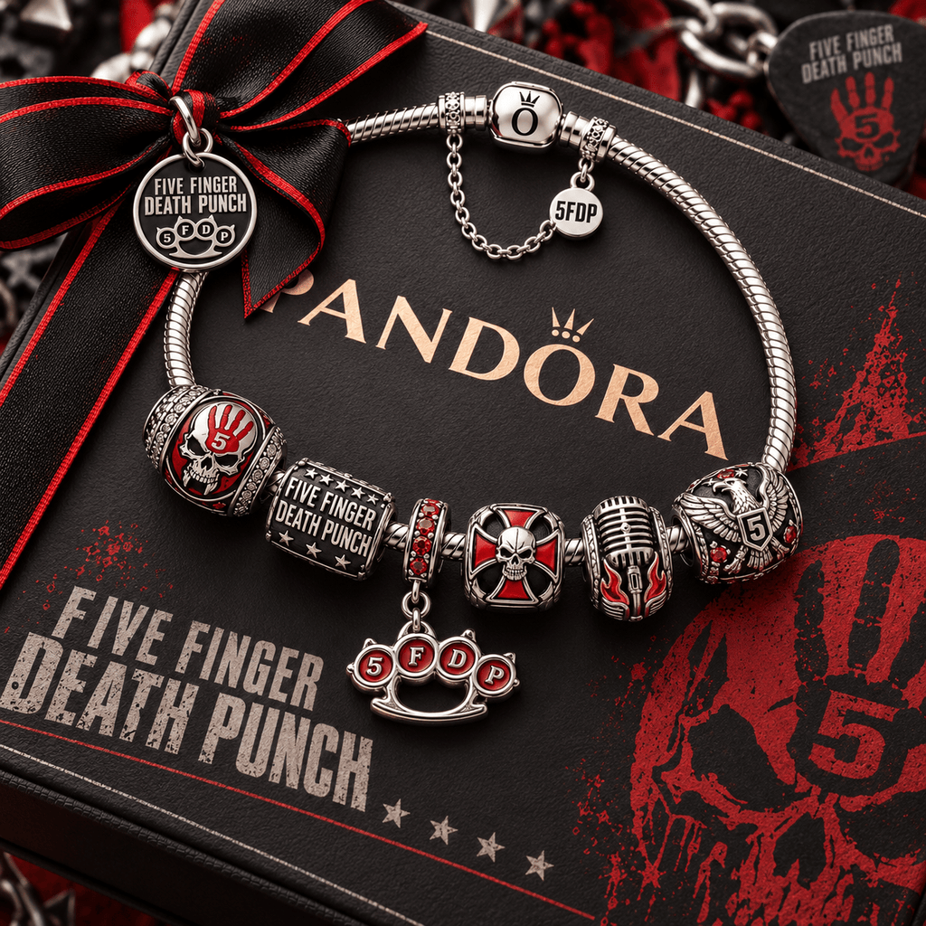 FFDP Silver Charm Bracelet Set PTT