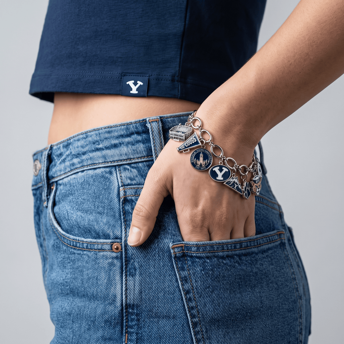 Premium BYU Chapters Charm Bracelet TNSM