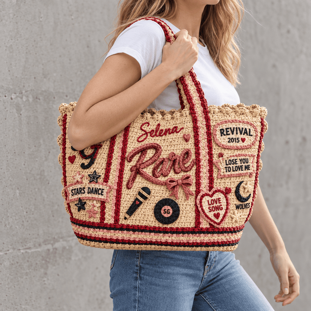SLNG Straw-Style Embellished Tote Bag DNBN