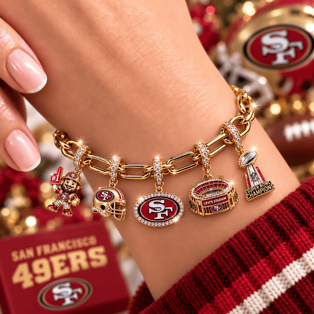SF49 Gold Charm Bracelet Set BMD