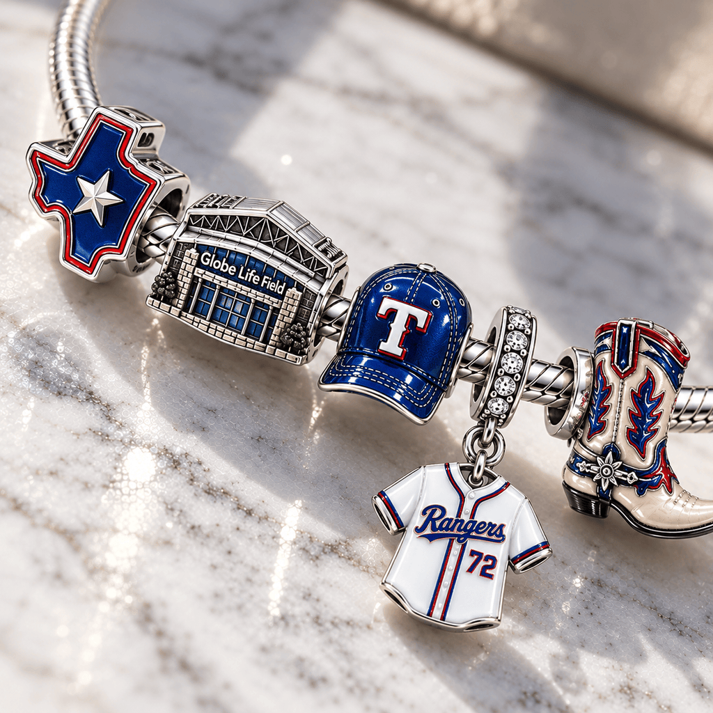 TXG Silver Charm Bracelet Set PTT